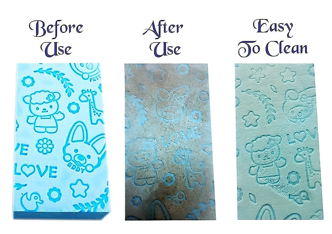 NOMAZO Exfoliating Sponge Ultra Soft Bath Scrubber for Kids Body Scrub for Bathing Exfoliator Sponge for Body Wash-ZN-213 4