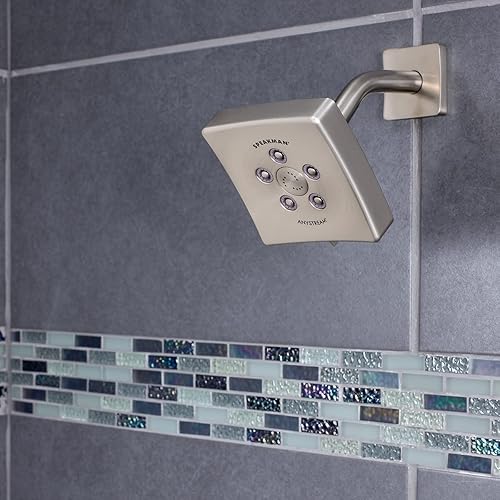 Vista 18 de Speakman, Cromo pulido S-3021 Kubos Anystream alta presión ajustable 2.5 GPM cabezal de ducha