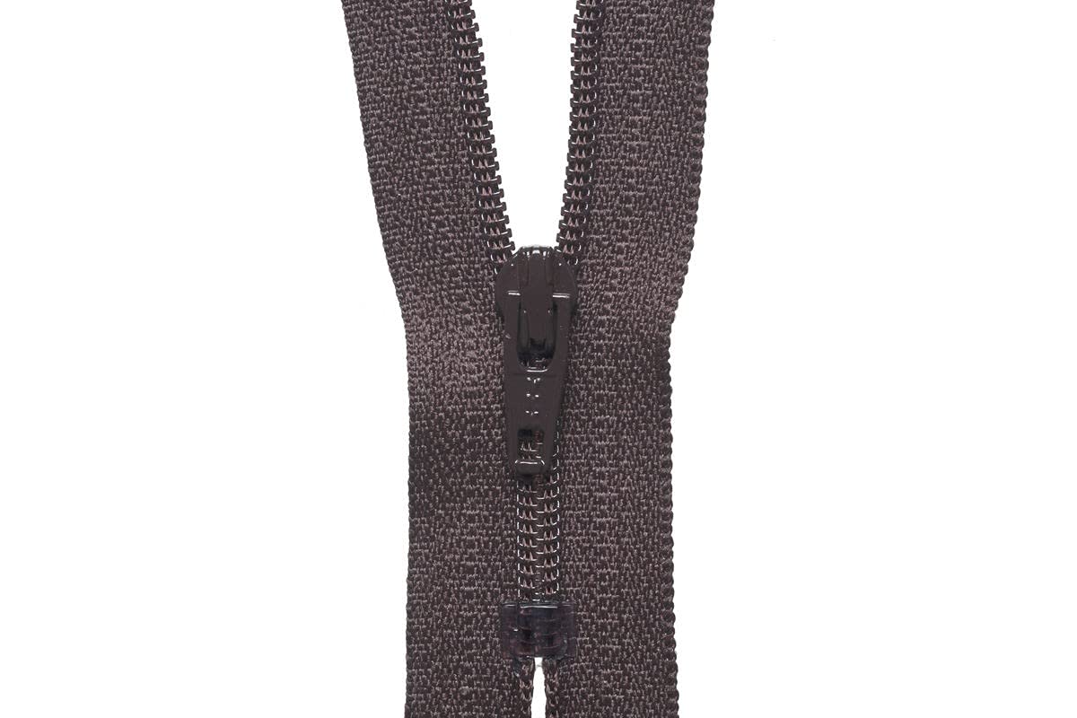 YKK Coil Zip, No. 570 Brown, 56 cm Length