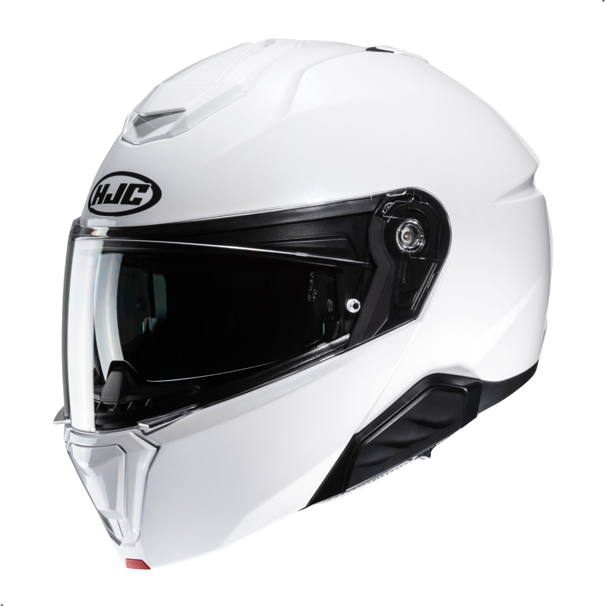 HJC ホワイト ヘルメット XL PINLOCK付き HJC エイチジェイシー HJC フルフェイスヘルメット V10 ソリッド