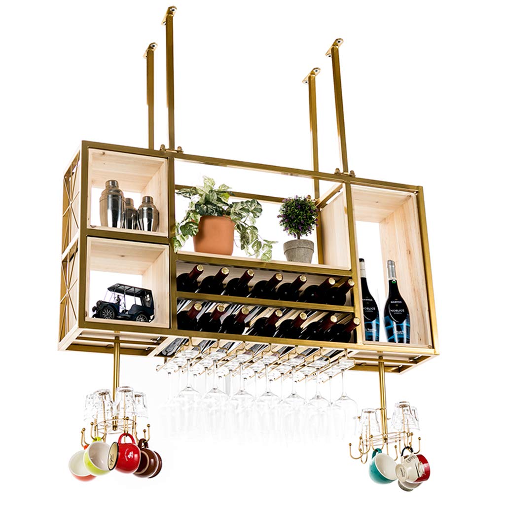 Support de verre à vin suspendu pour sublimer l'ambiance de votre bar ou cuisine