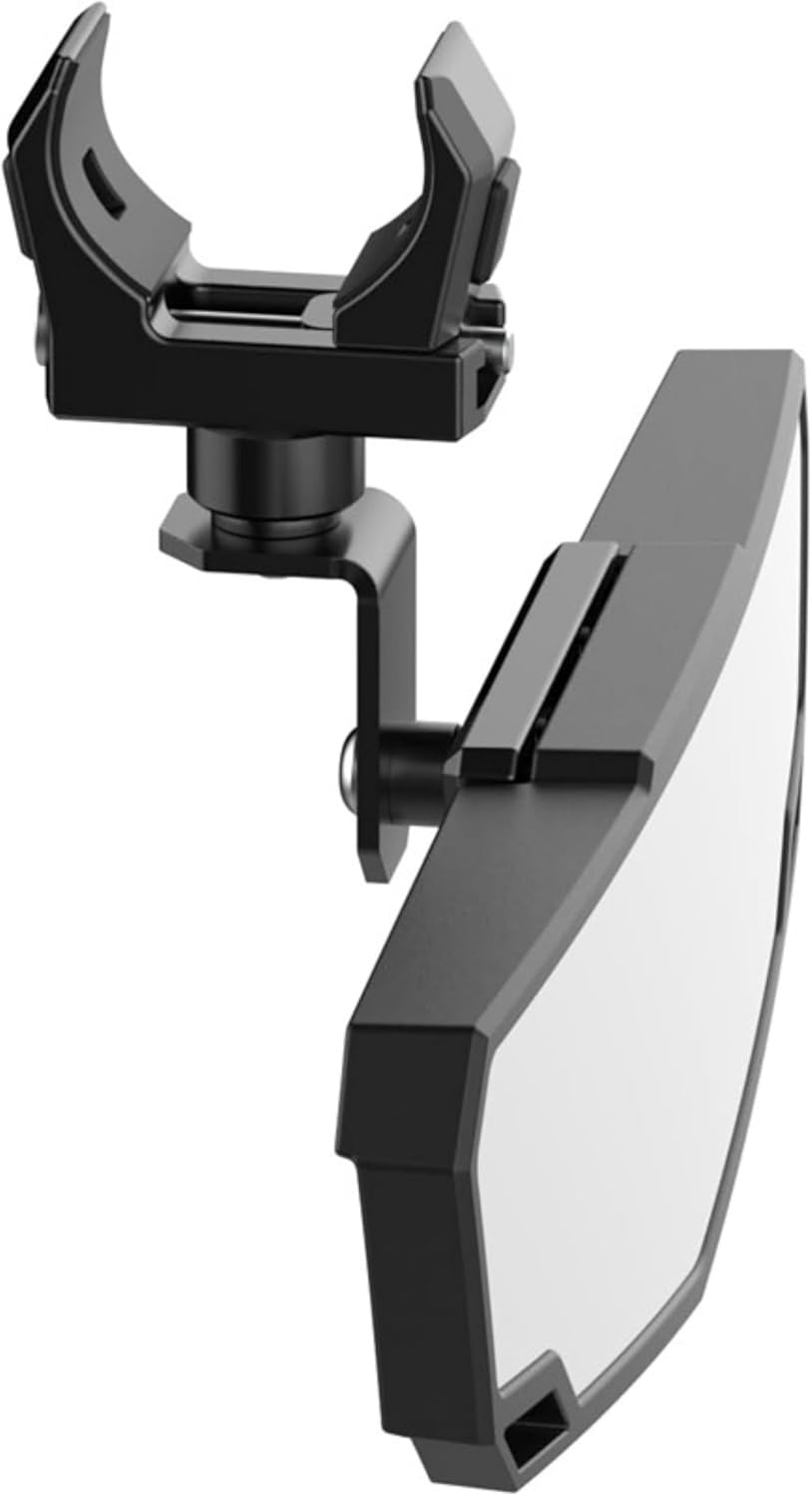 UTV Rear View Mirror for Honda Pioneer 700/700 Deluxe / 700-4 2014-2026, High Definition, Anti-Vibration, Wide Angle Center Rear View Mirror fits 1.75"-2.0" Roll Cage Mount,A