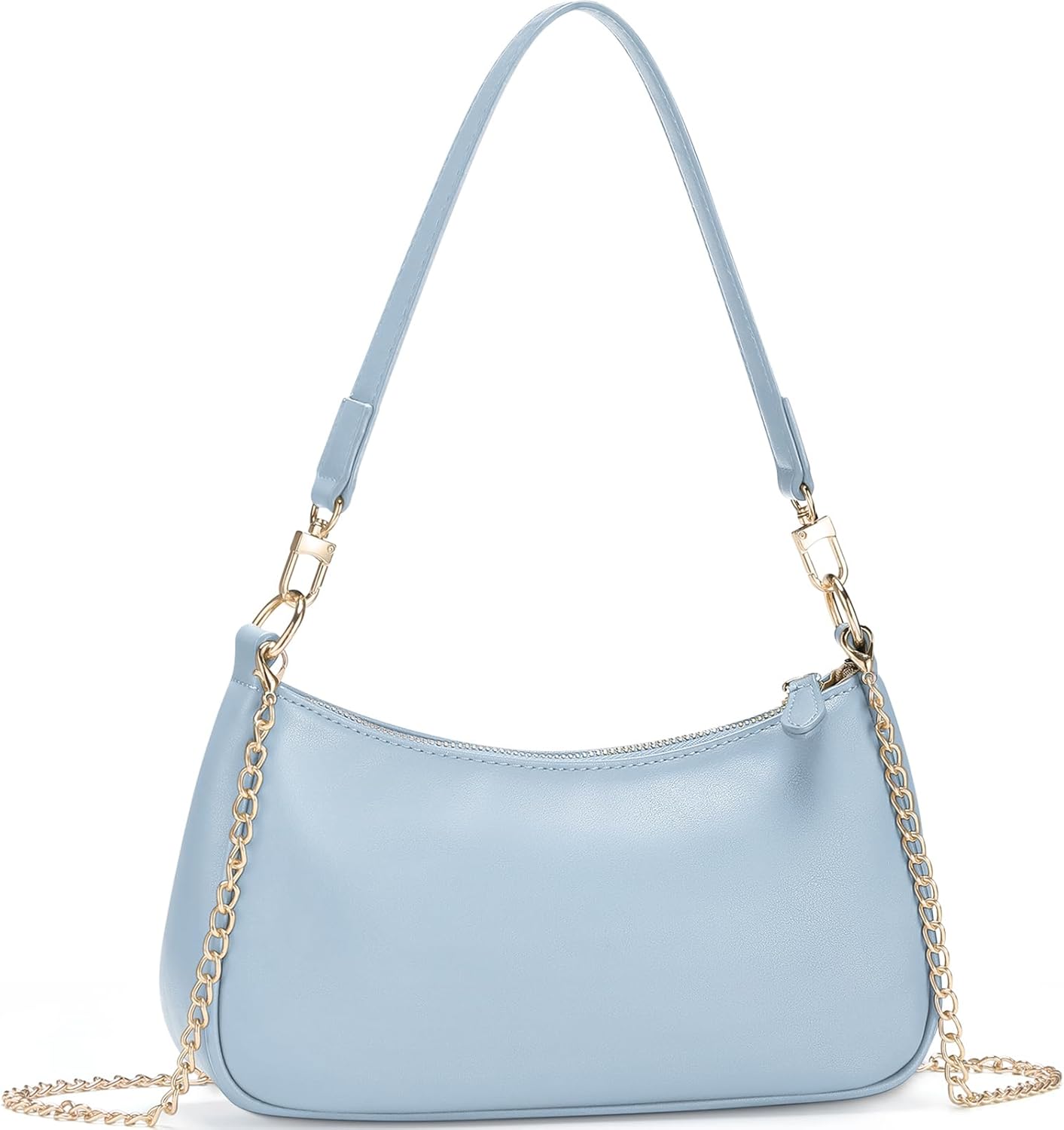 WantGor Clutch Tote Handbags, Shoulder Purse for Women Crossbody Bags Mini Hobo Bag Retro Vegan Leather Trendy Handbag