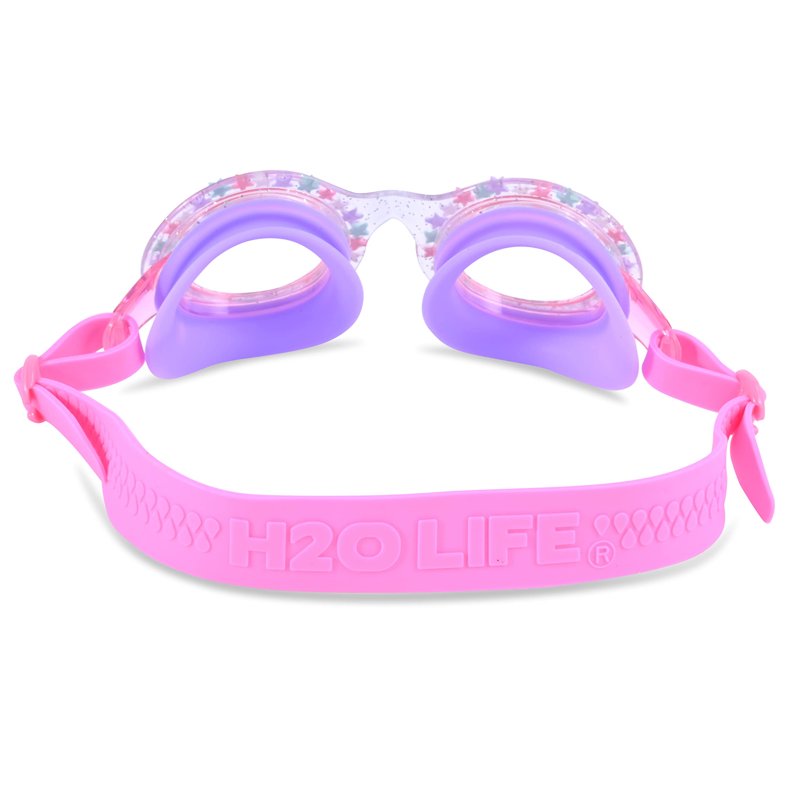 Occhialini da nuoto per bambini per ragazze e ragazzi, protezione per bambini (OS, rosa Crystal Star)