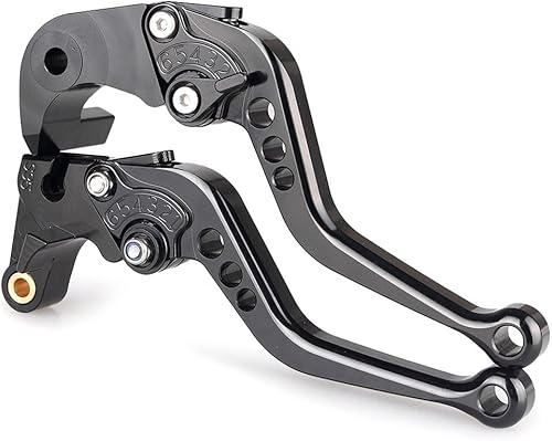 Miniatura 2 de GZYF Juego de palancas de embrague de freno corto para Kawasaki Ninja 650R ER-6F ER-6N  Versys 650 2006-2008, ZX-6 1990-1999, ZX-9R 1998-1999, Z750S
