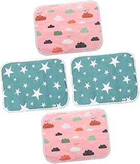 ABOOFAN 4 Peças Tapete De Xixi Para Animais De Estimação Almofadas De Cama De Rato Almofadas De Cama De Hamster Almofadas De Xixi De Cobaia Pequenos Animais De Estimação Tapetes De