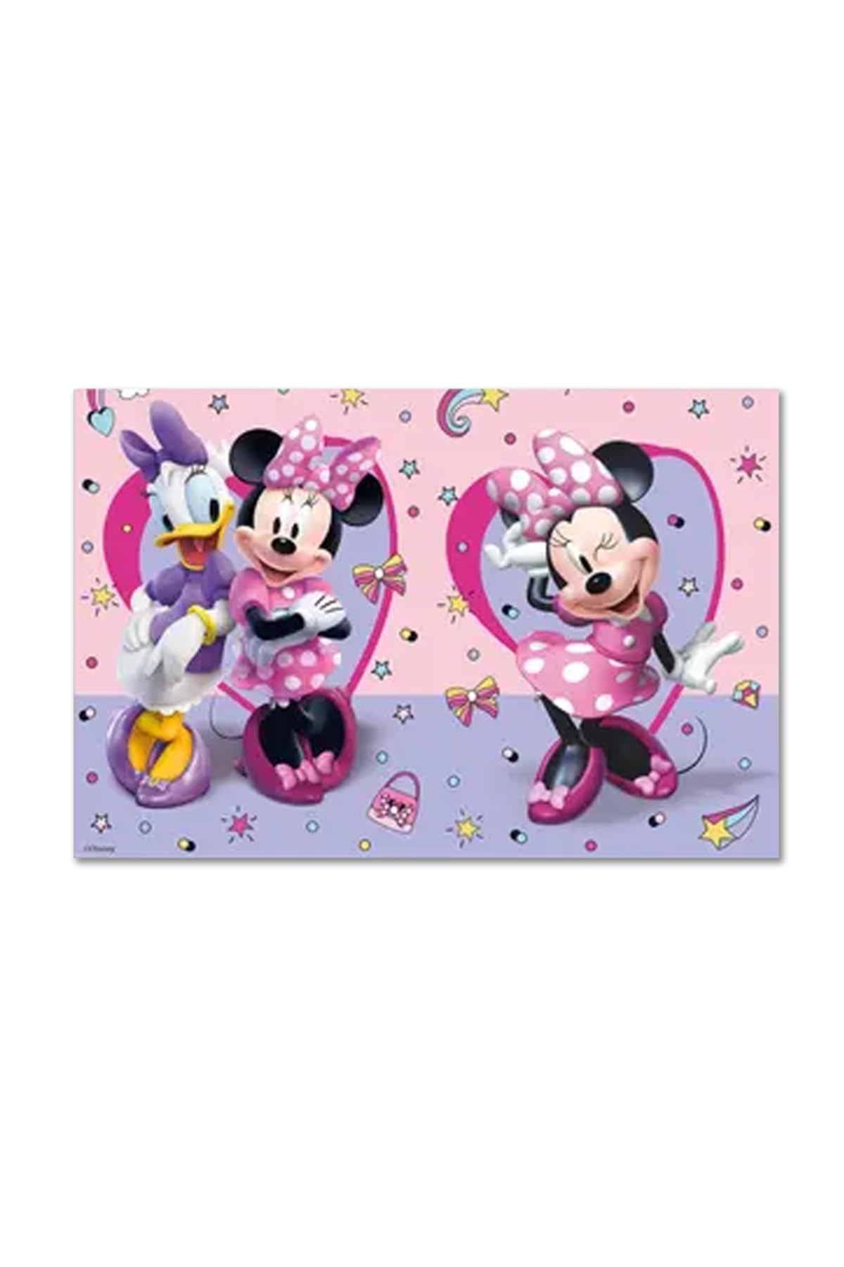 Procos -Plastic Tablecloth Disney Minnie Junior (180 x 120 cm) Folat Mouse Multicoloured 120 x 180 cm - Children's Birthday Party, Cartoon, Pink, 93833P