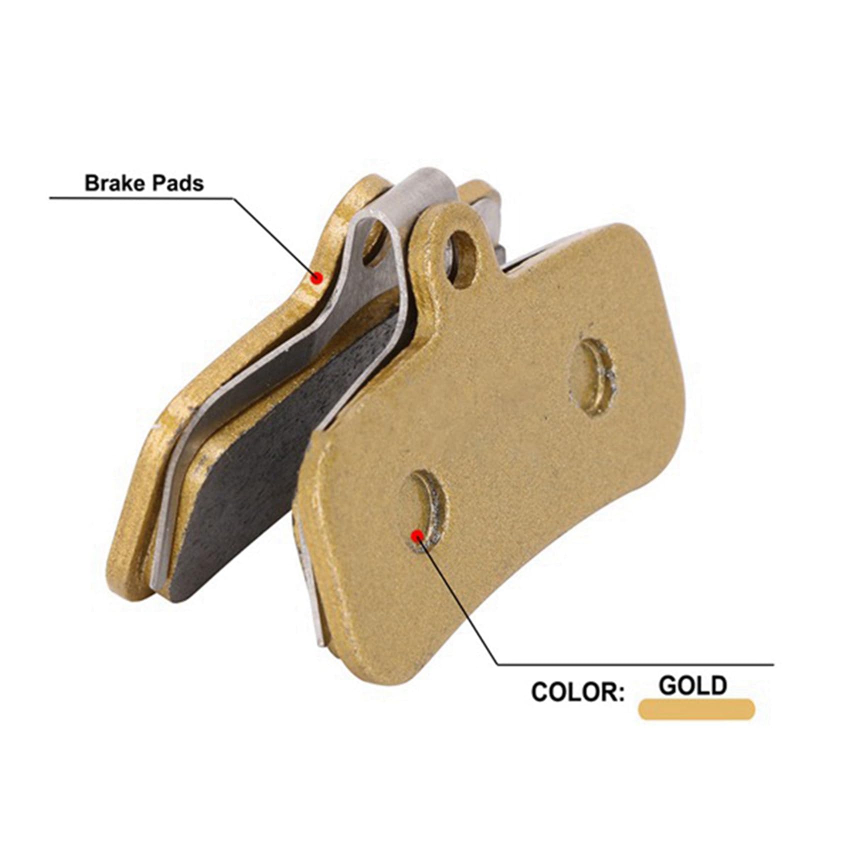 Plaquettes De Frein Métal Pour Sur-Ron Light Bee, Talaria Sting - Lot De 2, Base Cuivre, Résistantes à La Chaleur - 8