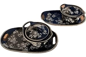 Temptations Floral Lace Lidded Soup and Sandwich Set