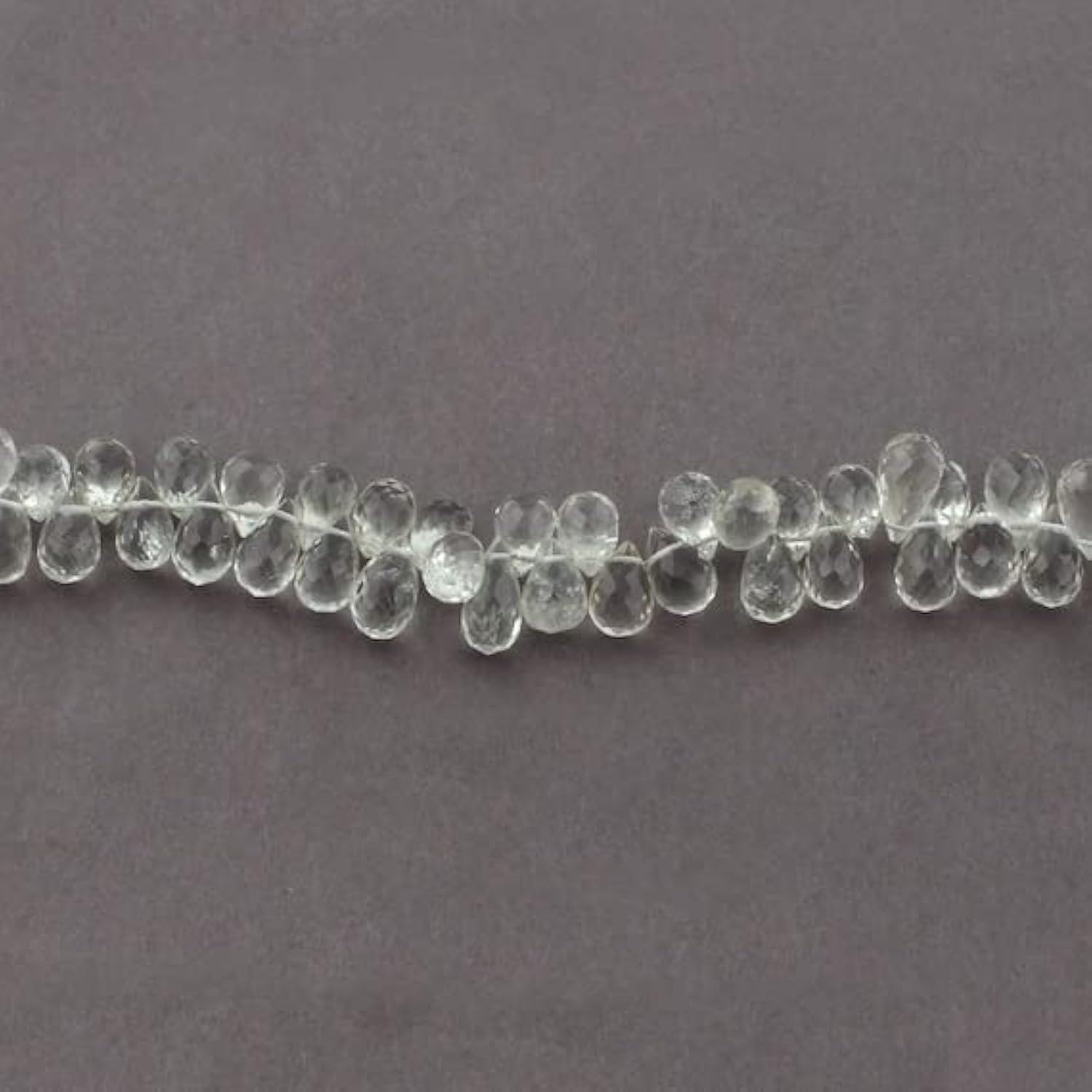 Green Amethyst Faceted Tear Drop Beads briolettes de prestige taillées pour joaillerie SB3833