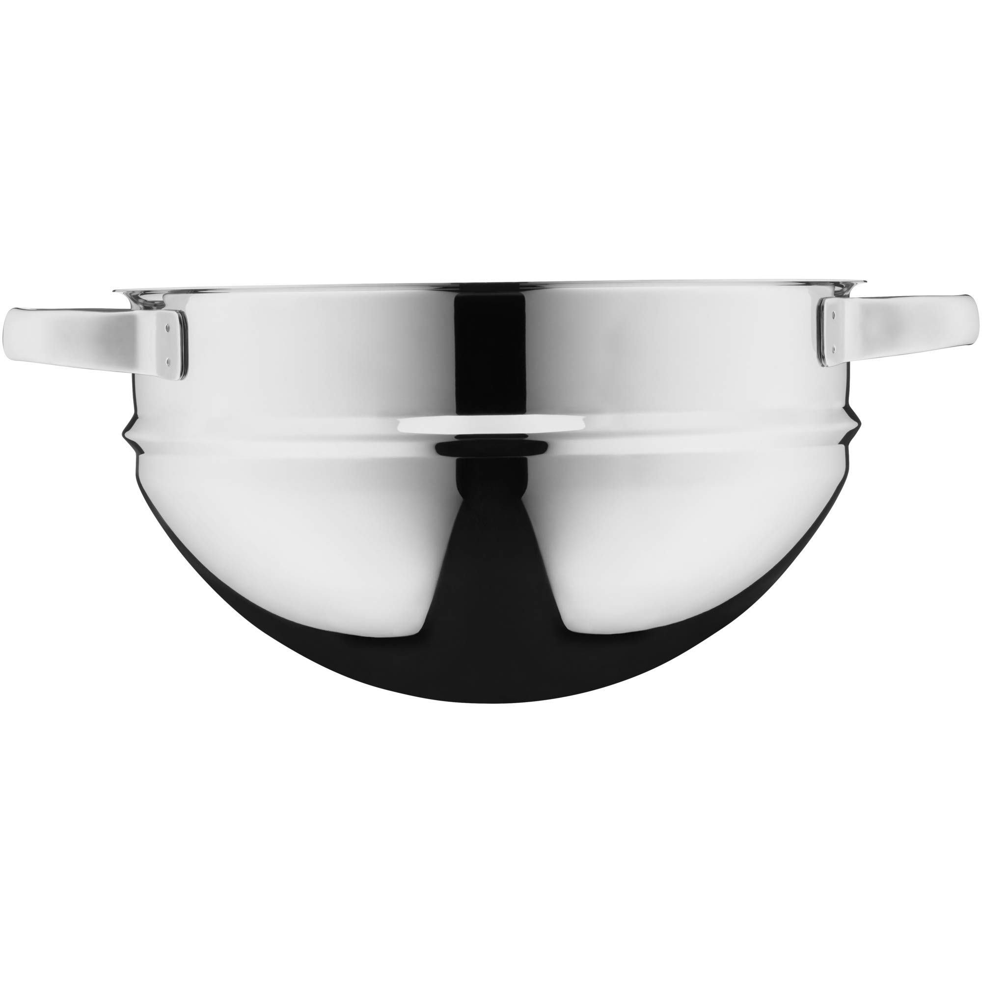 WMF Compact Cuisine Wasserbadschüssel 24 cm stapelbar, Rührschüssel für Wasserbad, Cromargan Edelstahl Schüssel poliert, spülmaschinengeeignet