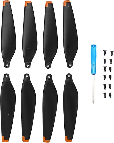 EVGATSAUTO Drone Propellers, Drone Accessories Powerful High Rigidity Drone Wing Blades for Mini 3 (Orange)