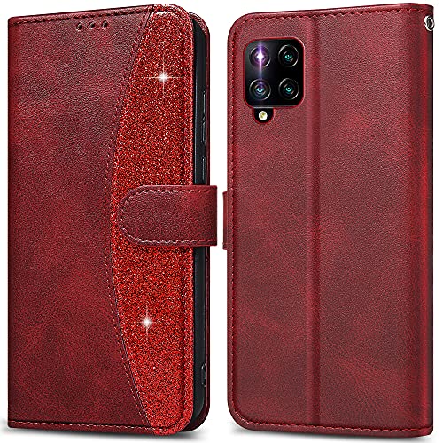 LEBE Cover per Samsung Galaxy A12, in pelle PU per...