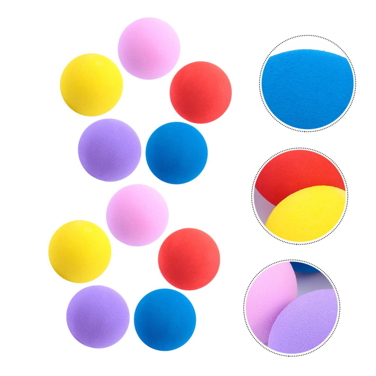 Abaodam 2 Set Golf Kickball Allenamento Al Chiuso Giocattolo Volante Tennis Calcio Rugby Allenamento Giocando A Pallone Palla Per La Pratica Allenamento Con La Palla Eva 10 Pezzi * 2