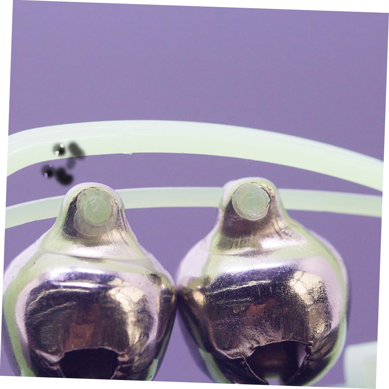 Toyvian Dual Bells Rod Clamp Tip Clip 10 Pcs Sea Pole Fishing Rod Night Fishing