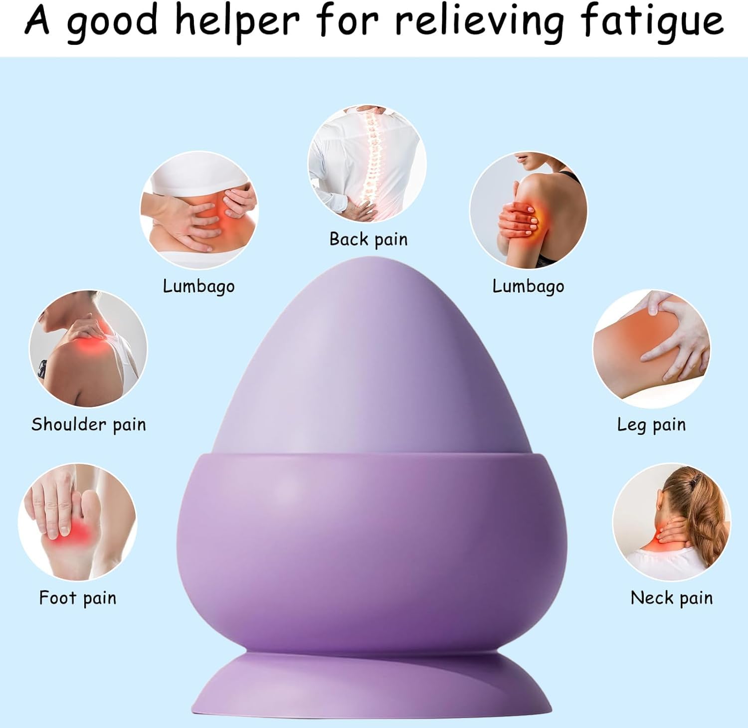 Boule de massage fitness - MXZZAND - Double Boule de Massage - Rouge