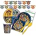 Harry Potter Party Supplies for 16 Guests - Plates, Napkins, Cups, & Cutlery