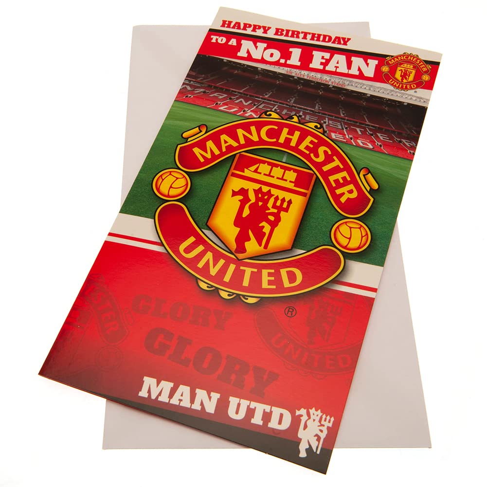 MANCHESTER UNITED FC BIRTHDAY CARD NO.1 FAN CARD
