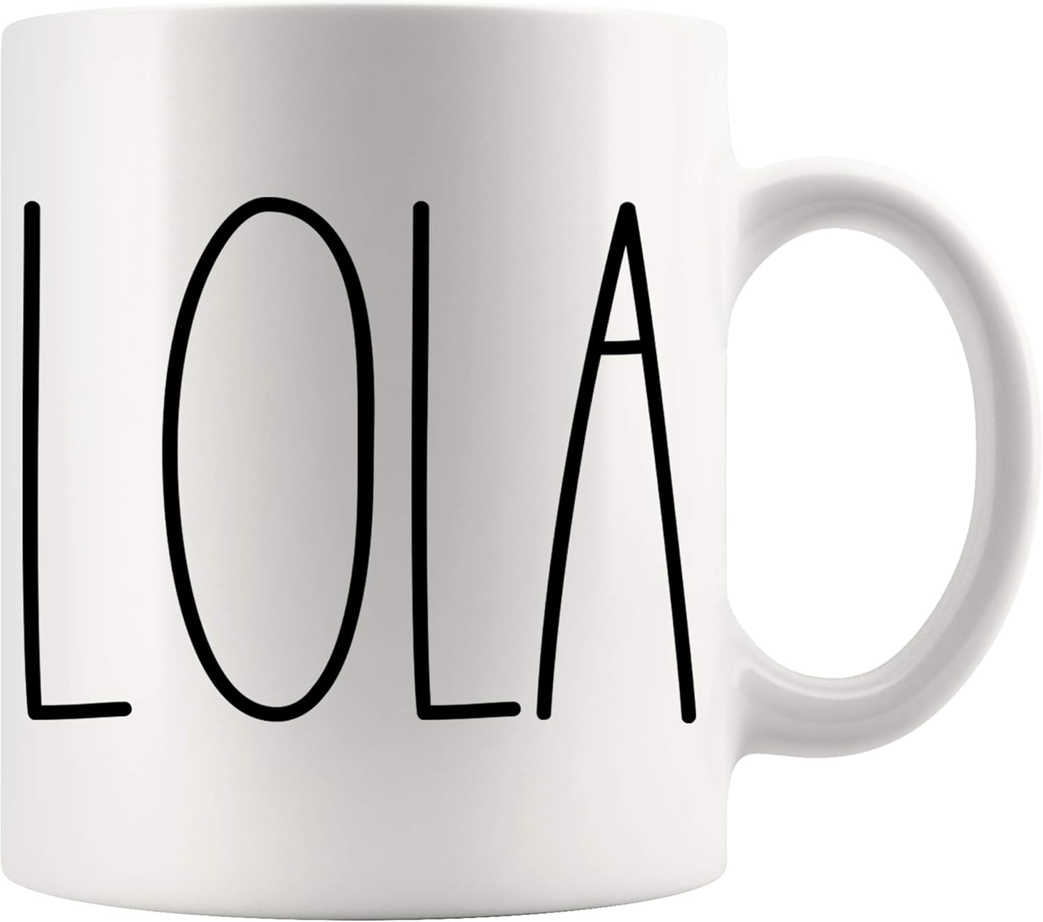Lola Coffee Cup, Gifts for Christmas, Birthday, Mother's Day/Father's Day, Family Coffee Mug - 11oz