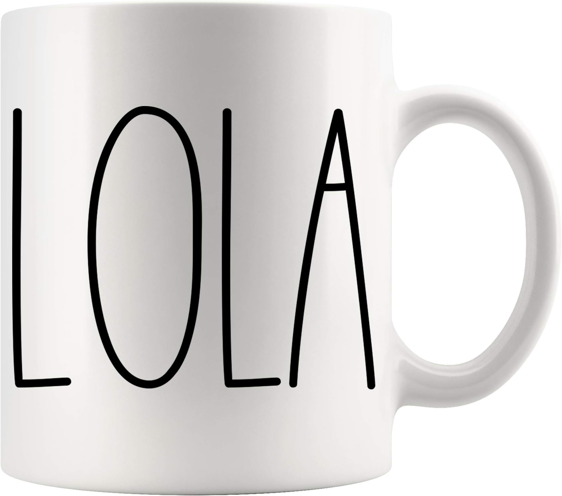 Lola Coffee Cup, Gifts for Christmas, Birthday, Mother's Day/Father's Day, Family Coffee Mug - 11oz