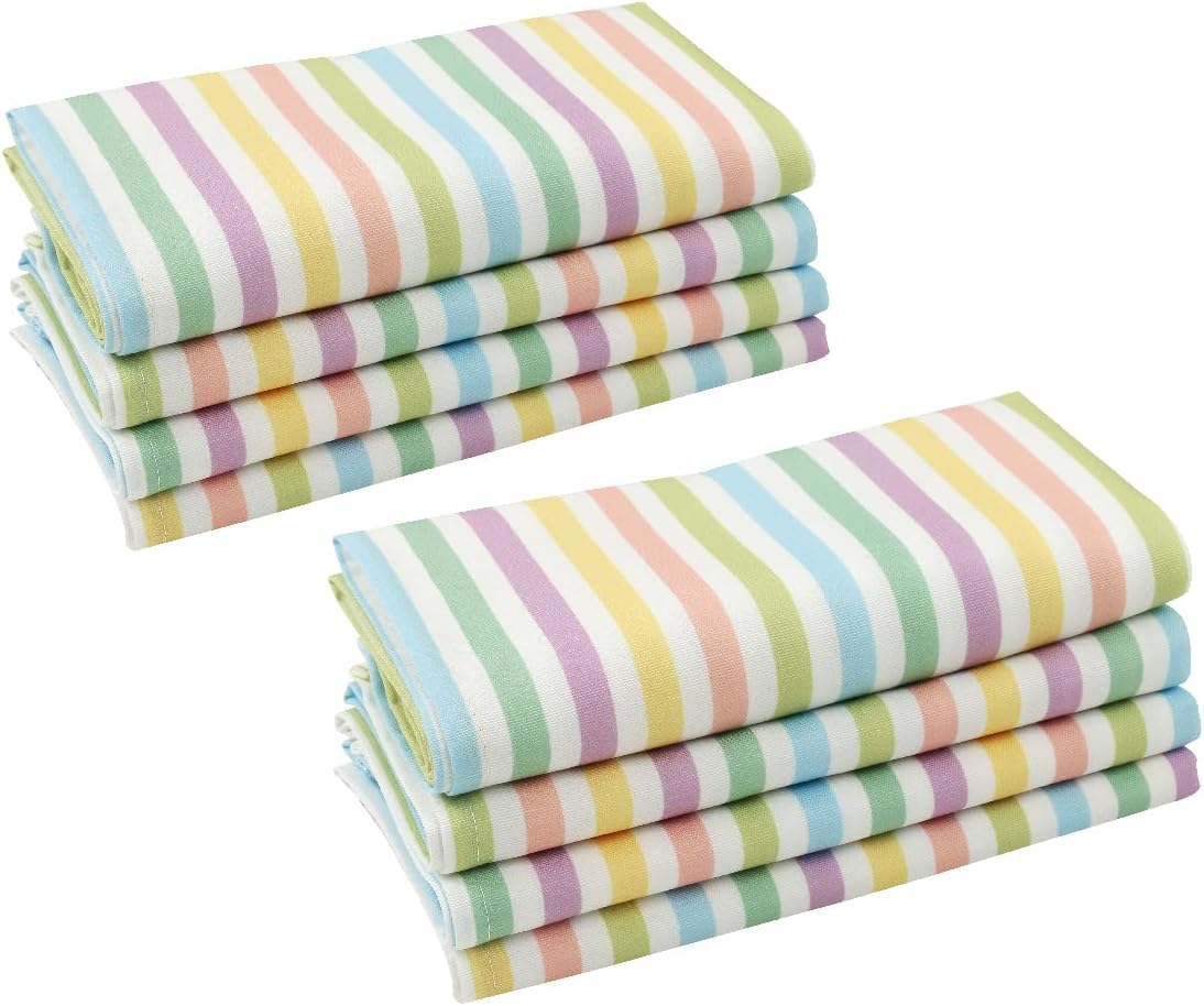 Cloth Napkins Set of 8,Gold,Terracotta,Burgundy,Sage(Fall 4 Colors)