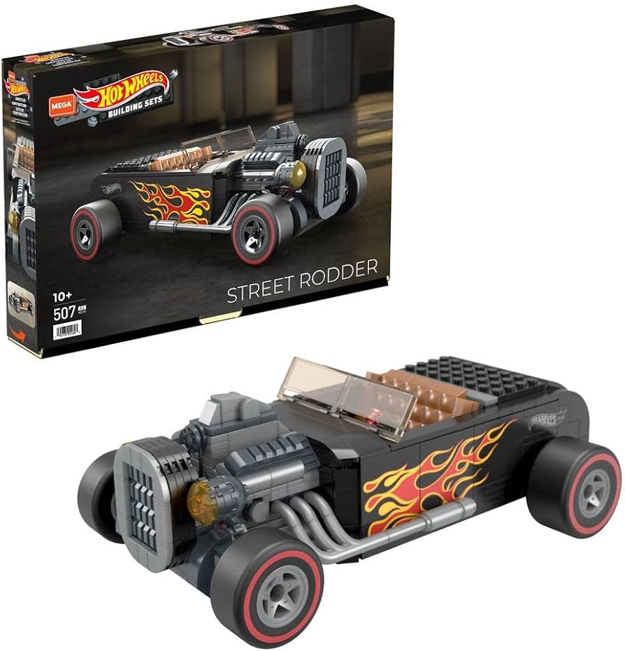 ミニカー Hot Wheels Wayne's Garage Street Rodder Amazon.com: Mega Construx Hot Wheels Street Rodder