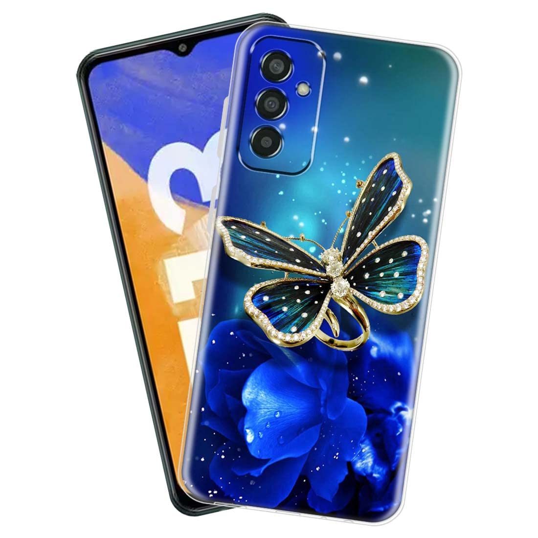 Fashionury Soft Silicone Designer Printed Full Protection Printed Back Case Cover for Samsung Galaxy F13-D0029