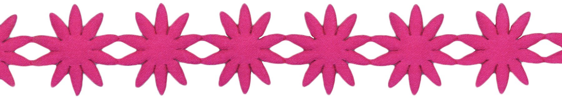 May Arts Ribbon, Fuchsia Daisies