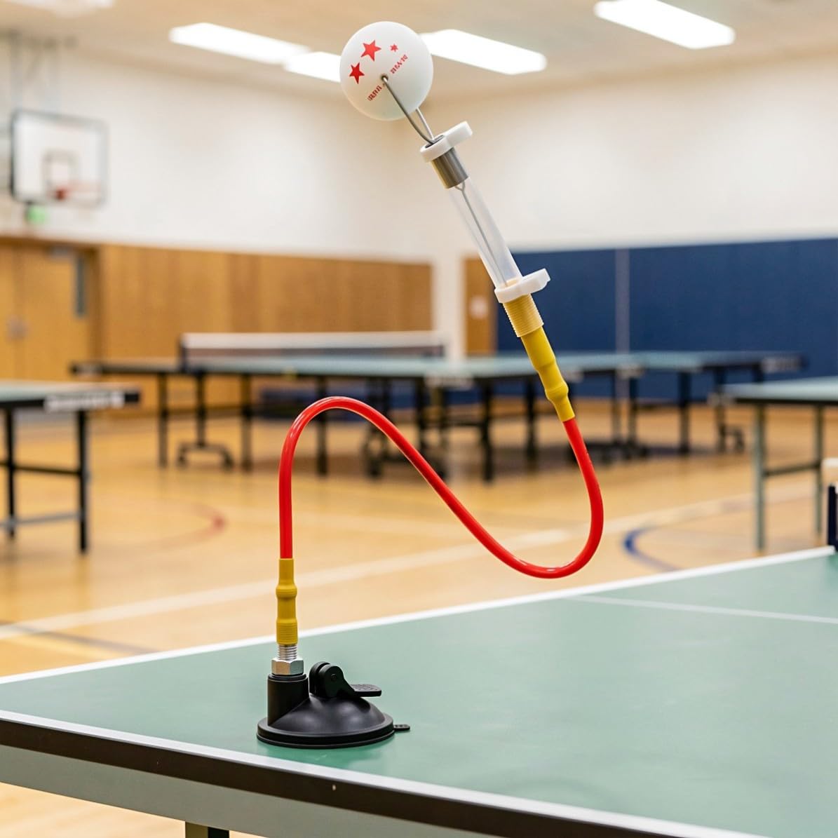 TOYANDONA 2 Pezzi Macchina Allenatrice per Servizio Ping Pong con Base a