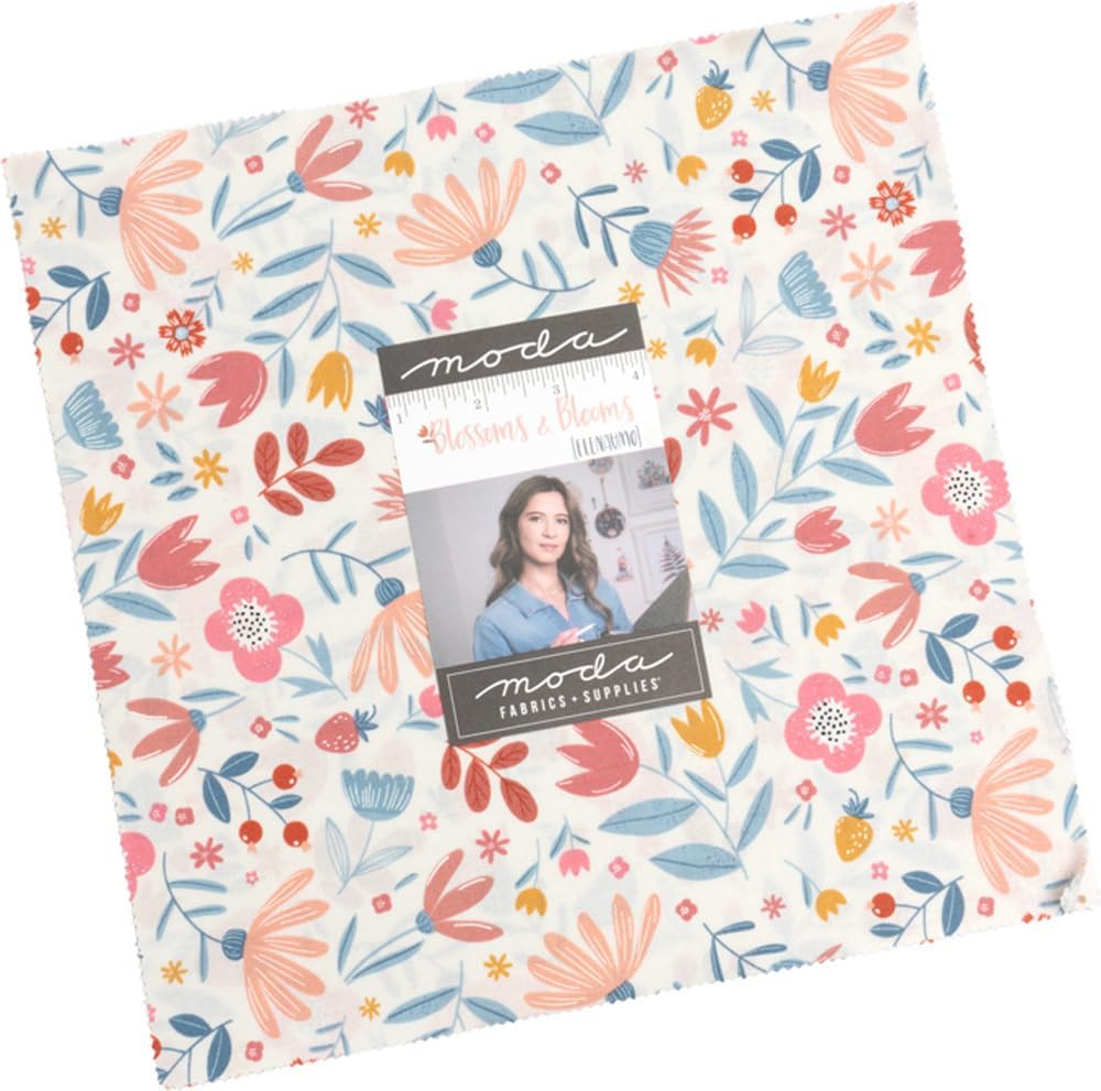 Elena Amo Blossoms and Blooms Layer Cake 42 10-inch Squares Moda Fabrics 39050LC