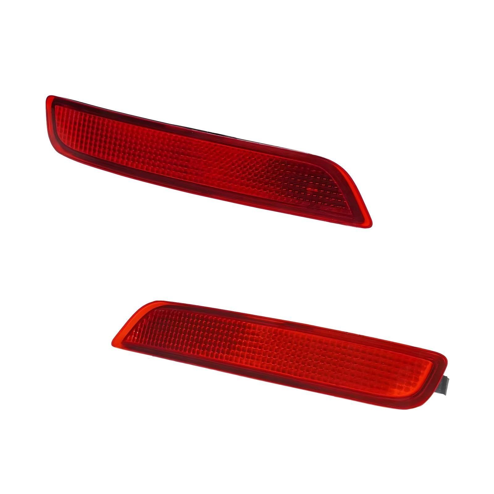 Kompatibel mit für X5 M F15 F85 2013–2018 hochsichtbarer Reflektor für die hintere Stoßstange des Autos 63147847592 63147847591 7847592 7847591