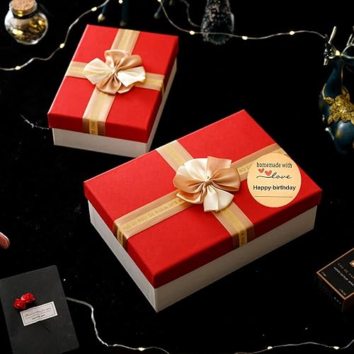 Miniatura 5 de Calcomanías de papel kraft marrón natural de 2 pulgadas (500 por rollo), hechas en casa con líneas para escribir (adhesivo permanente) para