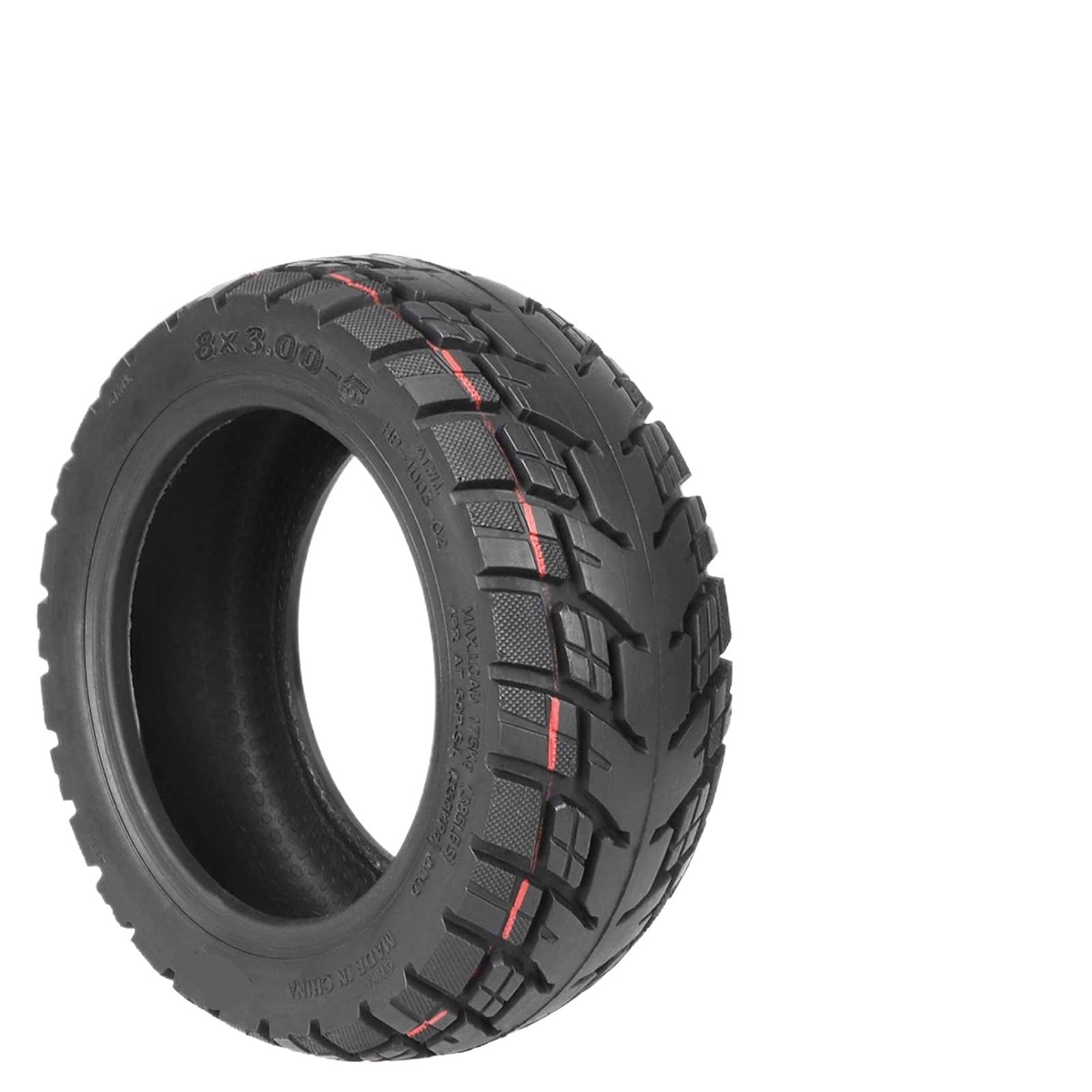 1 neumático de vacío todoterreno grueso de 8 x 3.00-5 de 8.5 x 2 pulgadas, tubo interior grueso para piezas de scooter eléctrico (aspiradora de 8 x 3.00-5)