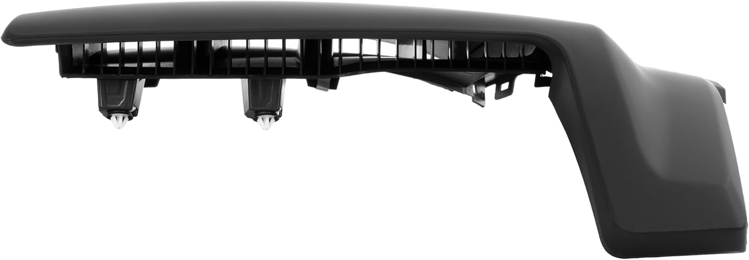 ECOTRIC Front Bumper End Cap Compatible with 2019-2022 Chevrolet Silverado 1500 LTD Replacement for 84658018 GM1017110 Plastic Painted Matte Black (Right Side)