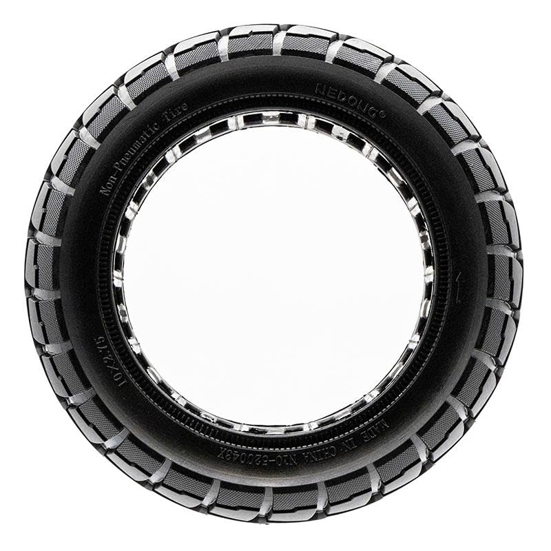 eWheel - Ruota massiccia 10 x 2,75 6,5/B54 offroad per scooter elettrico ad alta resistenza per uso quotidiano migliore presa e stabilità in viaggio urbano