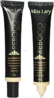 Base Facial Reboco Pro, Alta Cobertura, com Ácido Hialurônico, Efeito Matte Aveludado, Oil Free, 30g - Maquiagem Miss Lary (03)