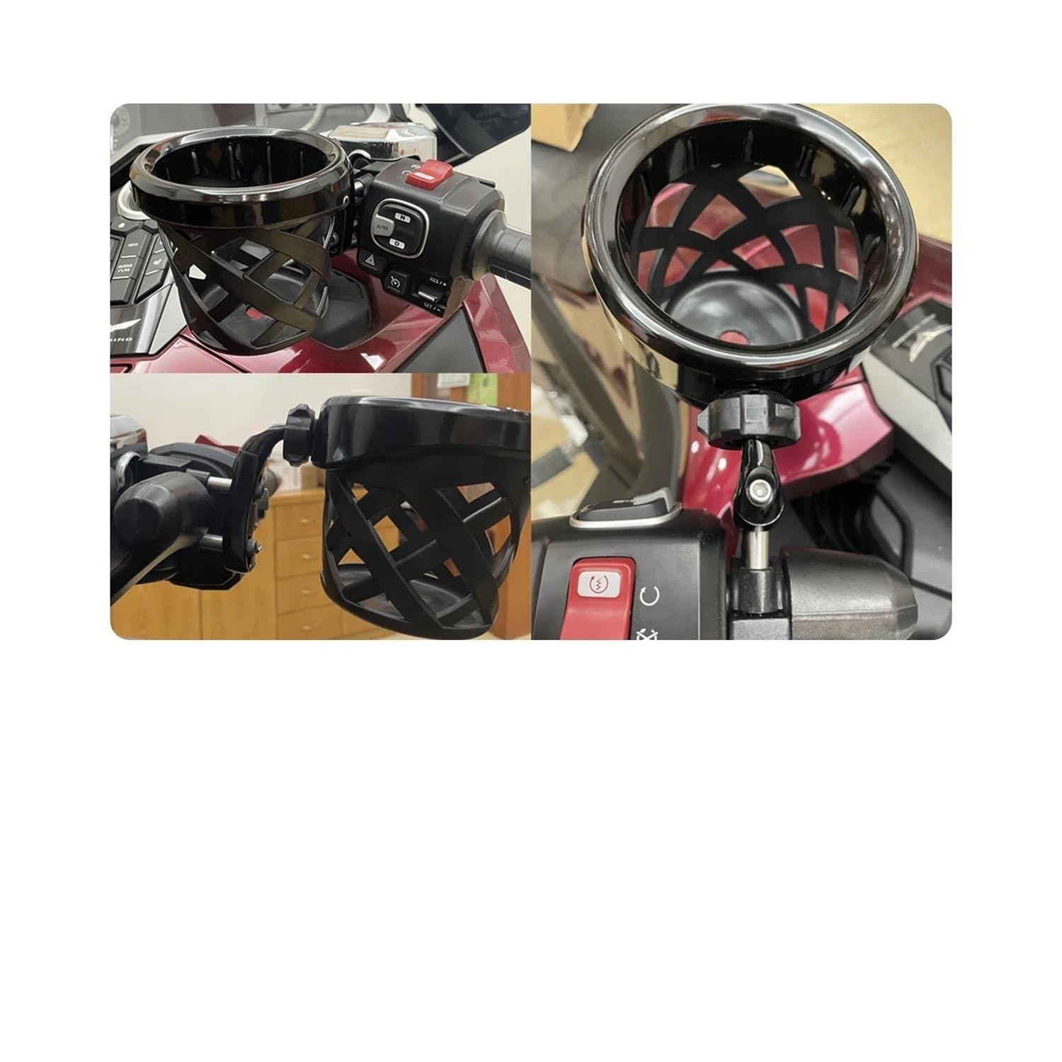 Motorrad Getränkehalter Motocross Fahrrad Flaschenhalter Motorrad Getränkebecher Halterung Montiert Für Für Road Für GLI Für Ultra Flaschenhalter(Color-Ch)