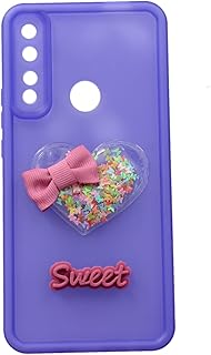 Generic Silicone Case Anti-Shookproof And Camera Protection With Heart 3D Shape Compatible with Huawei Y9 Prime 2019 (Design 7)