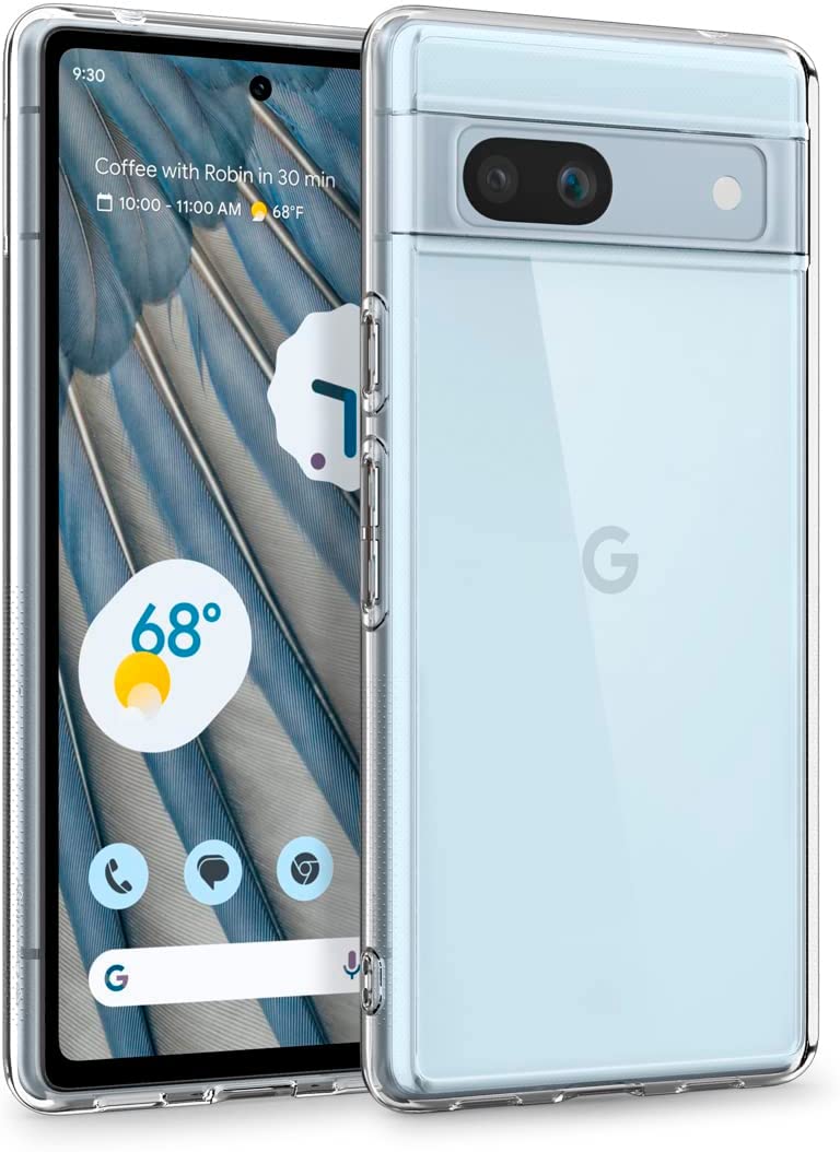 T TerselyClear Case Cover for Google Pixel 7a, Hard Back Slim Fit Shockproof Crystal TPU Bumper Protective Case Cover for Google Pixel 7a