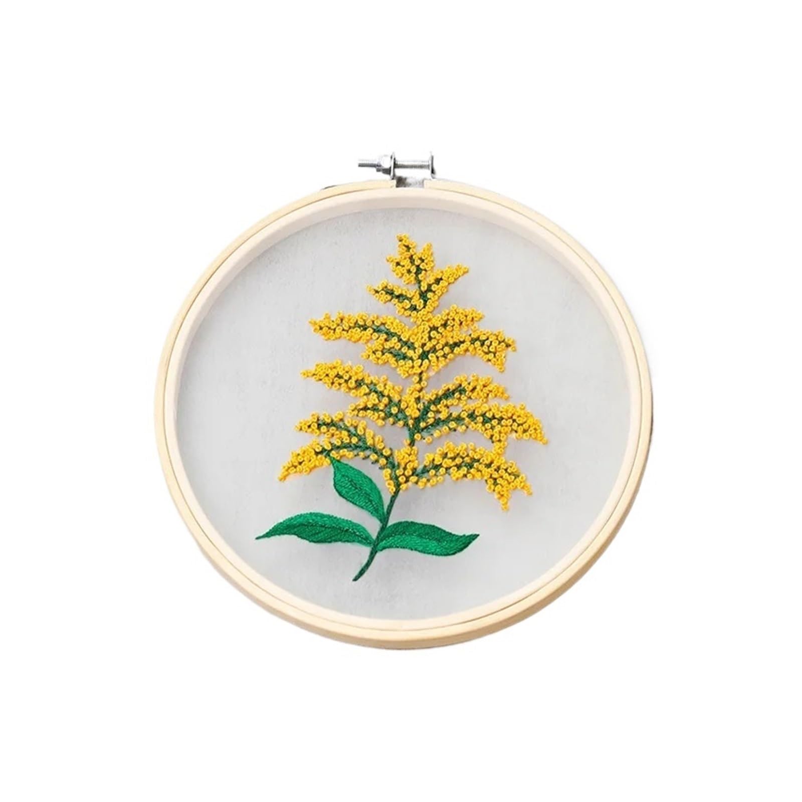 LKLNKVL embroidery, Embroidery Kit， DIY Flowers Plants Pattern Needlework Tools(Color 03)