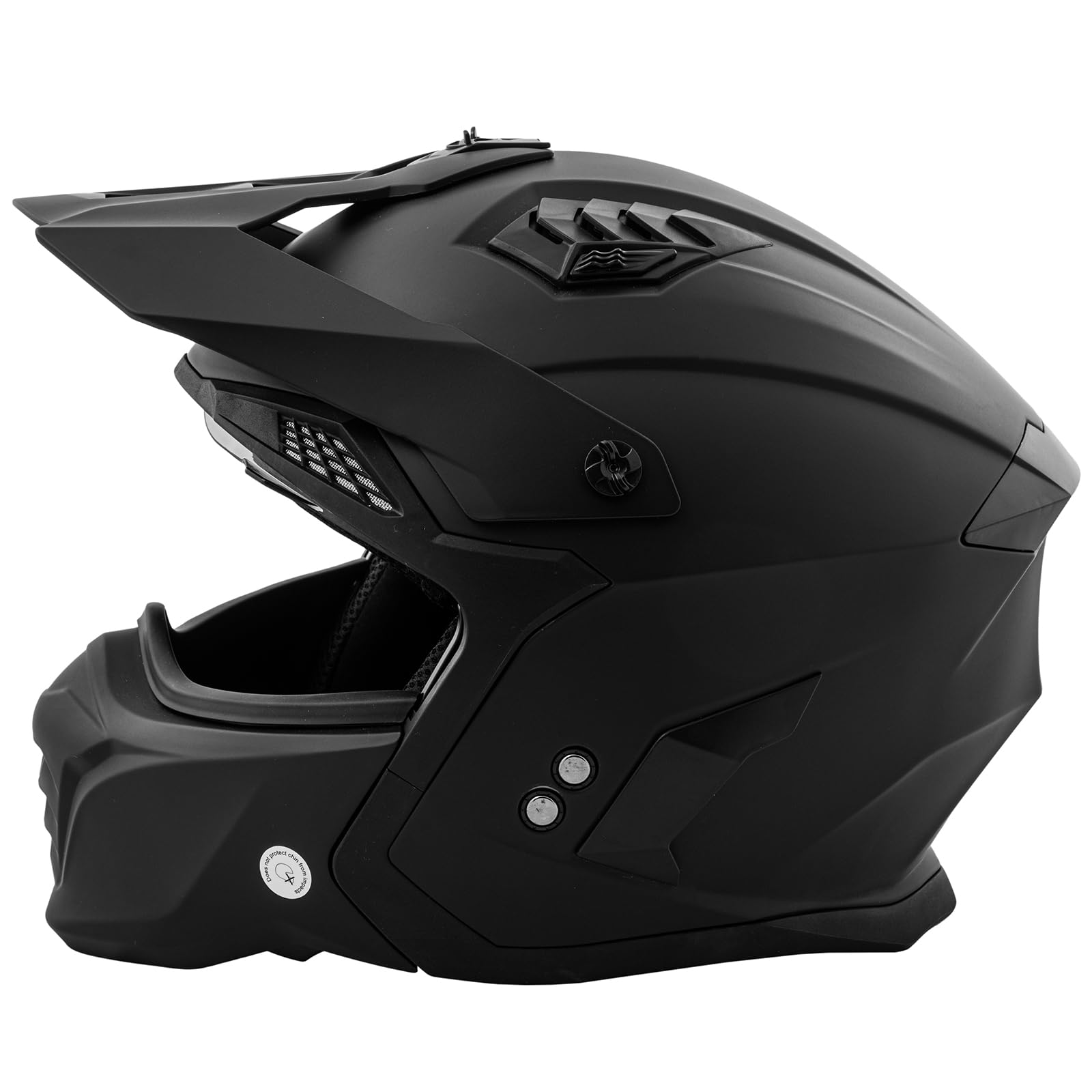 Casque Moto Jet Cafe Racer Homologué ECE 22-06 Scooter Custom Noir Mat XXL