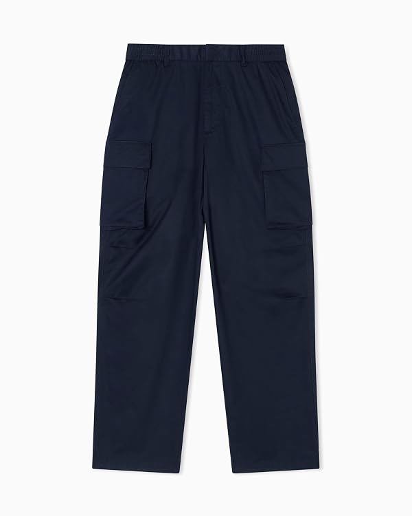 Armani Exchange Men's Cotton Twill Cargo Trouser, Deep Navy, 36 by Armani Exchange - Image 3