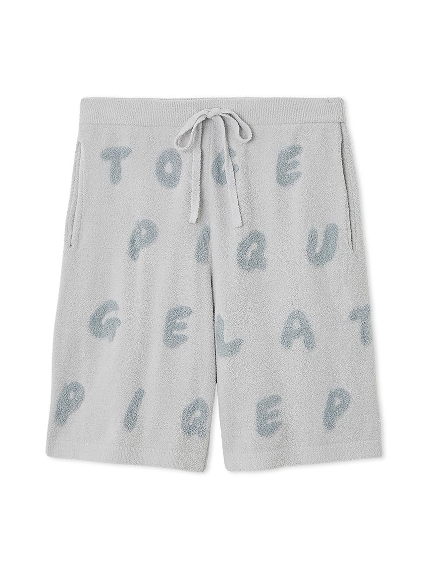 ジェラートピケ　メンズ　Mサイズ ミャクミャク　 ハーフパンツ チャコールグレー ジェラートピケ メンズ Mサイズ ミャクミャク ハーフパンツ