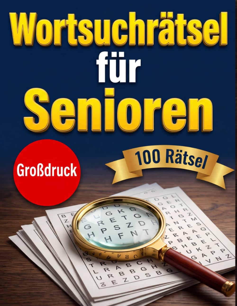 Wortsuchrätsel für Senioren: Großdruck - 100 spannende Themen für optimales Gehirnjogging & Gedächtnistraining | Das ideale Rätselbuch für Erwachsene und Rentner