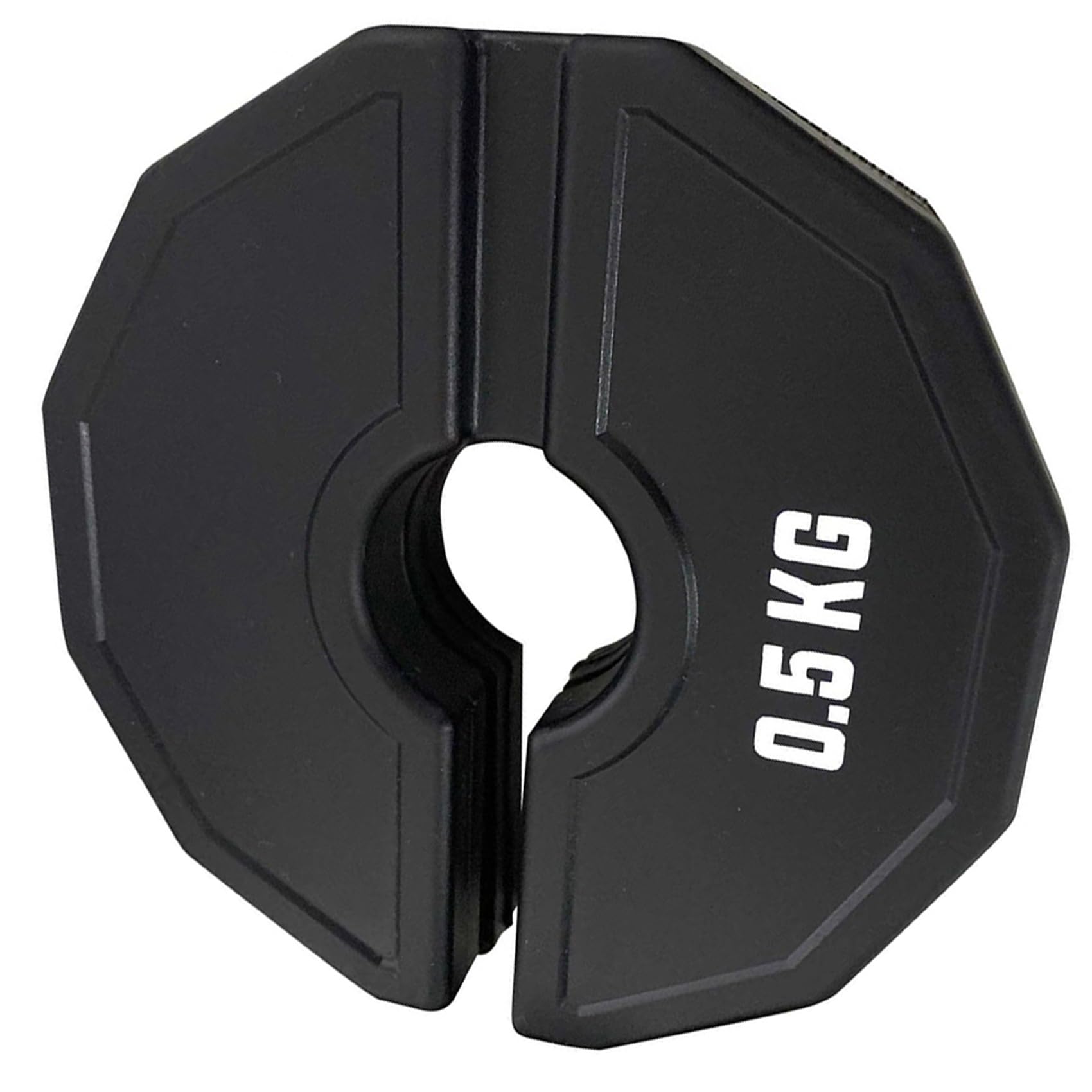 4X Gym Micro-Plates Dumbbell Fractional Weight Plate Rubber Fractional Weight Plates ADD-On Change Nero 0,5 kg