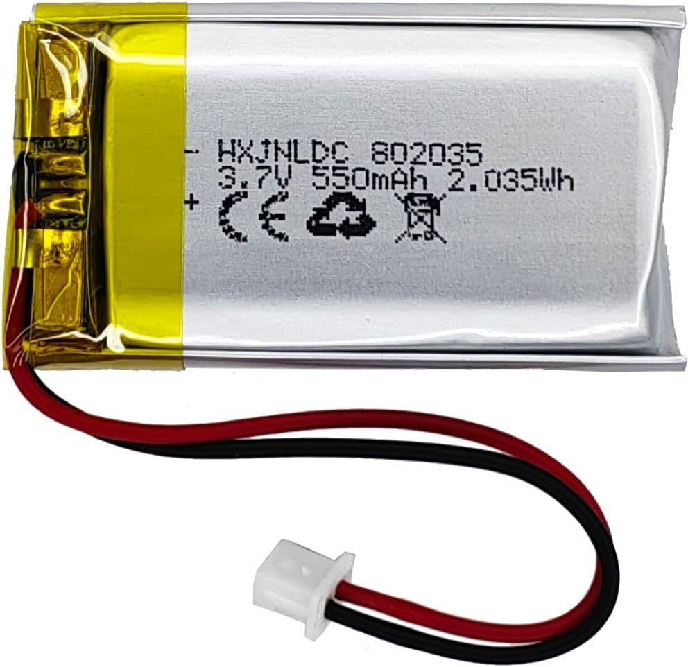 NOVEL 3.7V Lithium Polymer Rechargeable Battery Model 802035 | Compact LiPo Battery for Bluetooth Devices, Portable Electronics, IoT Modules and DIY Applications-image-40