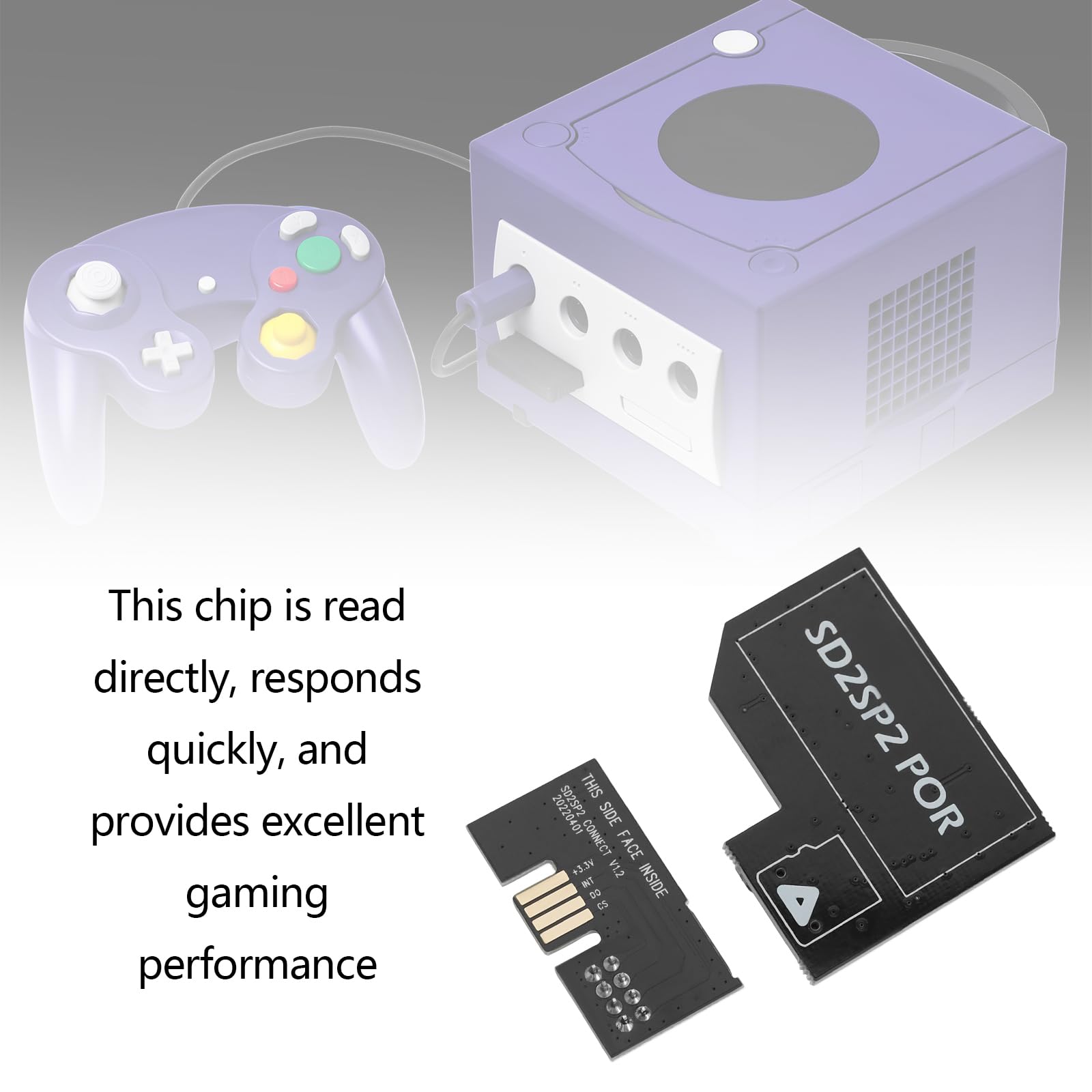 SD2SP2 PRO-adapter voor Compatibel met XenoGC-chip, Maakt SD2SP2 PRO-adapter voor Compatibel met XenoGC-chip, Maakt