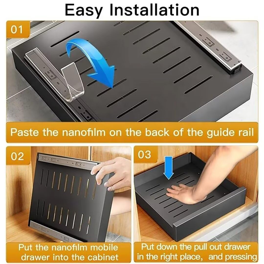 Trek Keuken Slide Out Kast Opslag Plank Geen Boor Trek