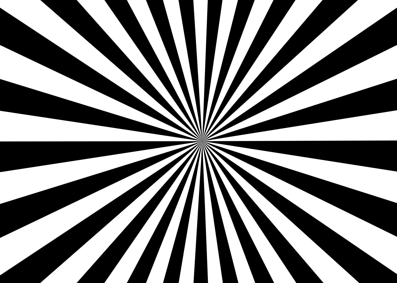 BELECO 4.6x2.5m Telo sfondo raggi solari bianco nero | Raggi sole linee luminose strisce rotanti sfondo tema fumetto compleanno carnevale retrò accessori foto