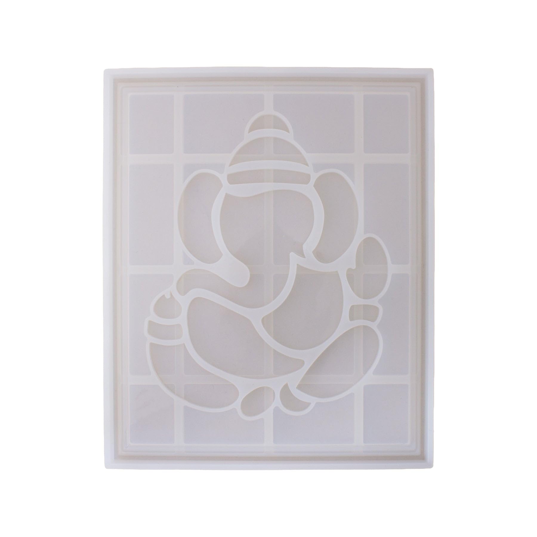 Itsy Bitsy Silicone Mould Ganesha Frame L10.7 x W8.4inch 1pc – DIY Candle, Resin, Wax Craft, Decorative Mould-image-2